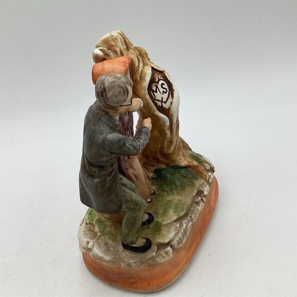 Vintage Sankyo Elderly Couple Music Box Japan 1970s Handmade - Picture 6 of 9